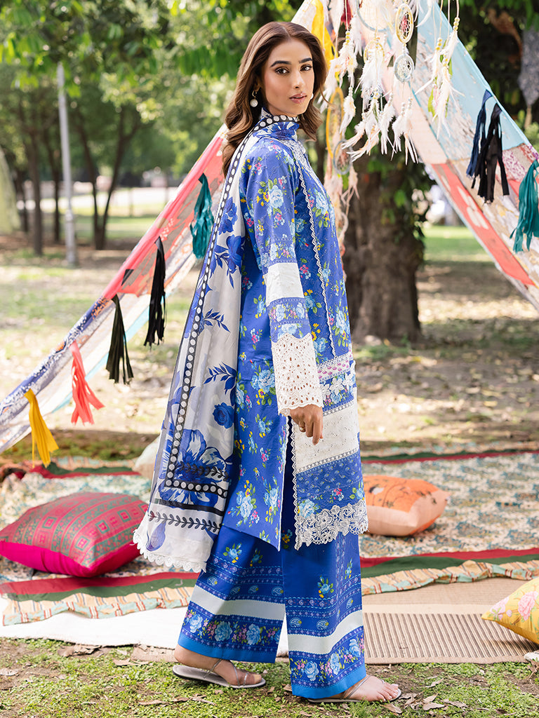 Schiffli Prinkari By Rajbari lawn Collection'25 06