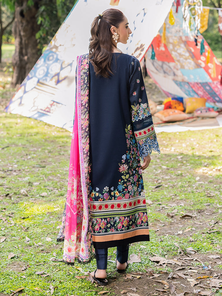 Schiffli Prinkari By Rajbari lawn Collection'25 12