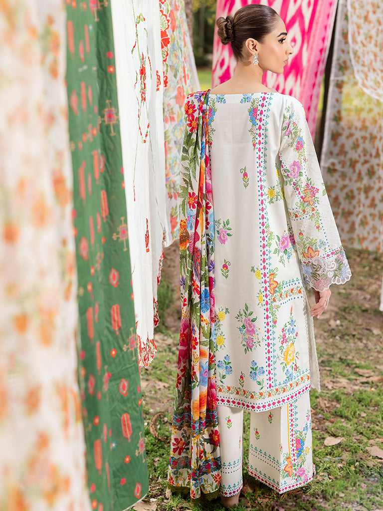Schiffli Prinkari By Rajbari lawn Collection'25 08
