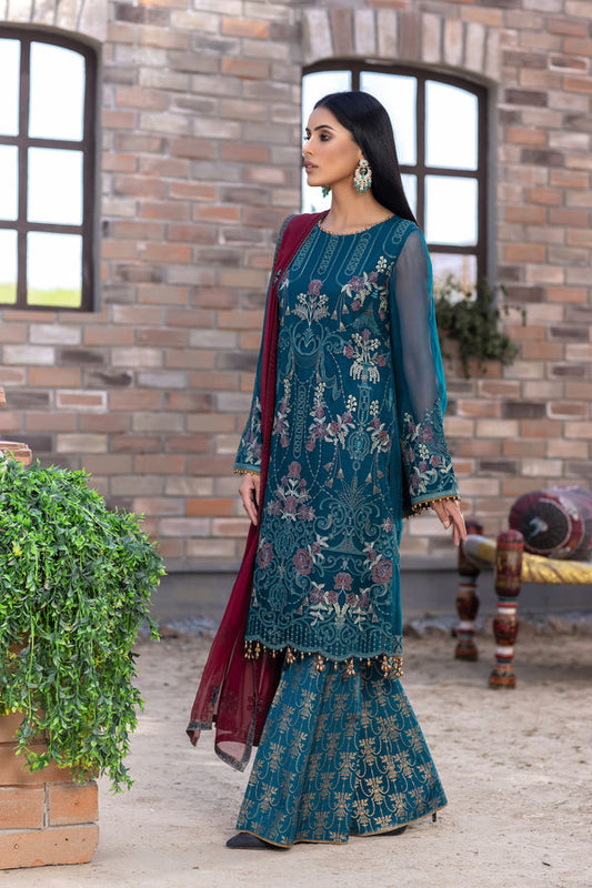 Kuch Khas by Flossie (CRYSTAL TEAL K-02)