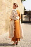 Carnation Luxury Shawl Edit'25 By Rang Rasiya ( Cappuccino )