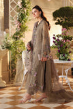 Tea Affair Embroidered Chiffon by Maria.B (MPC-26-102-Muted Mocha Brown)