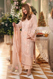 Tea Affair Embroidered Chiffon by Maria.B (MPC-26-104-Peach Pink)