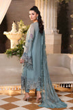 Tea Affair Embroidered Chiffon by Maria.B (MPC-26-106-Slate Blue)
