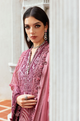 3 Piece Unstitched Embroidered Organza Suit ( WL-1304 )