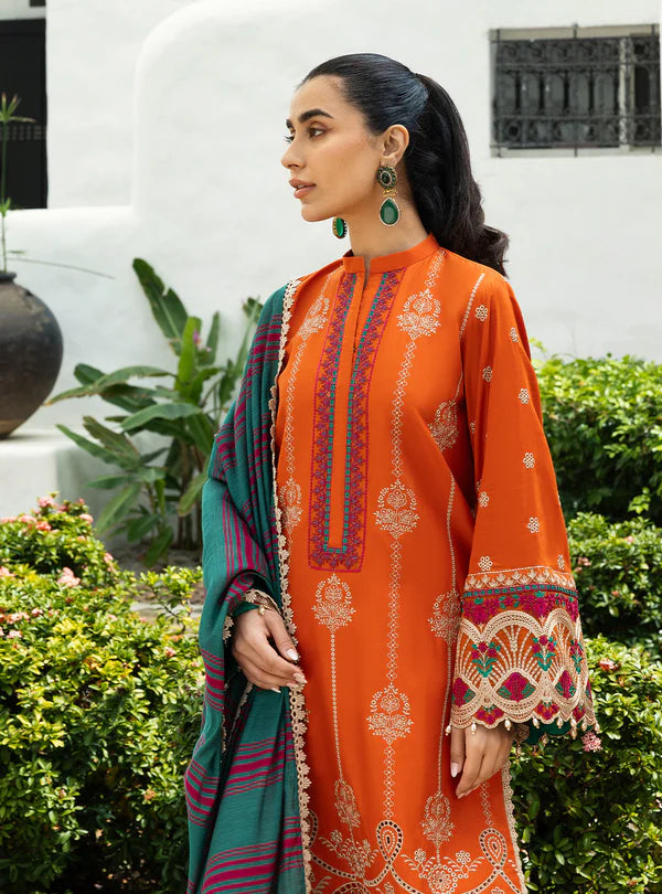 Chikankari Lawn by Zainab Chottani `25 Zynah - 1A