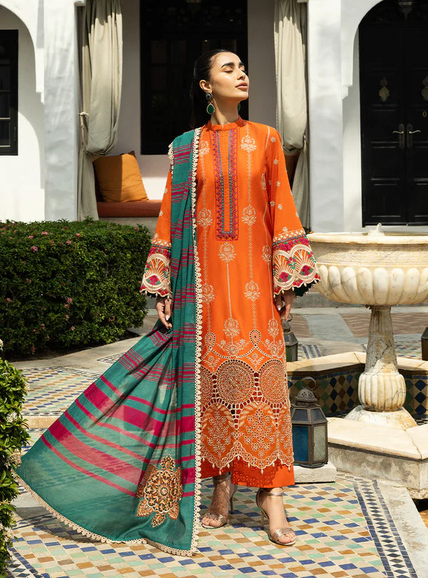 Chikankari Lawn by Zainab Chottani `25 Zynah - 1A