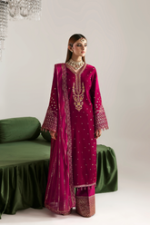 Zarposh Velvet By Emaan Adeel ( SHAHNAZ )