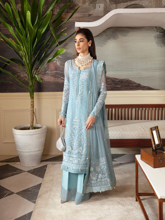 Embroidered Chiffon Collection by Gulaal (Calypso 05)