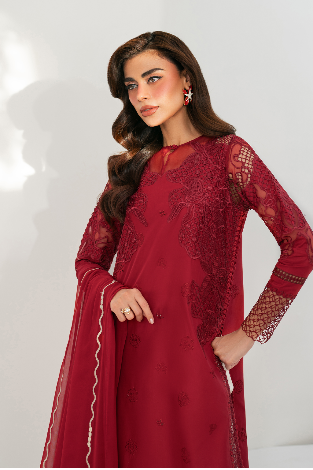 Iznik Festive Embroidered Lawn Edition '25 IFE-01