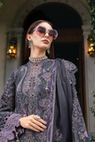 3 Piece Unstitched Embroidered Velvet Suit ( WL-1305 )