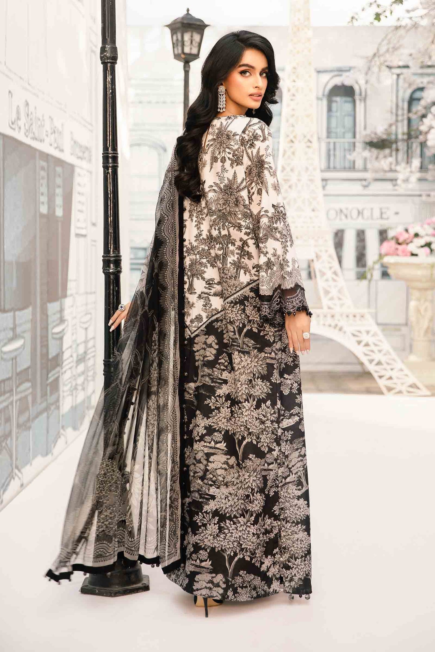 Maria B MPrints Embroidered Lawn Edit II MPT-2608-B