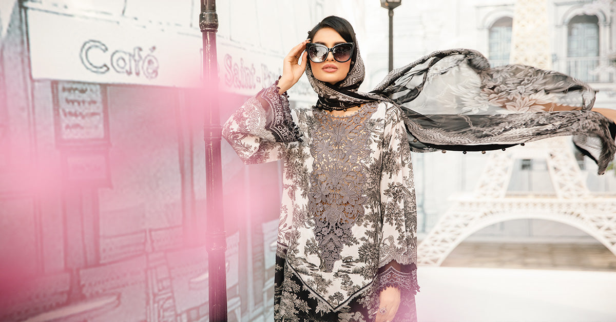 Maria B MPrints Embroidered Lawn Edit II MPT-2608-B