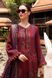 3 Piece Unstitched Embroidered Twill Linen Suit By Maria.B ( MPT-2807-A )