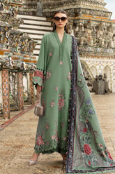 3 Piece Unstitched Embroidered Twill Linen Suit By Maria.B ( MPT-2808-A )