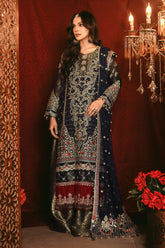Noor-E-Fajar by Raseesa - Nooraniyat (D-03-Dark Midnight Blue)