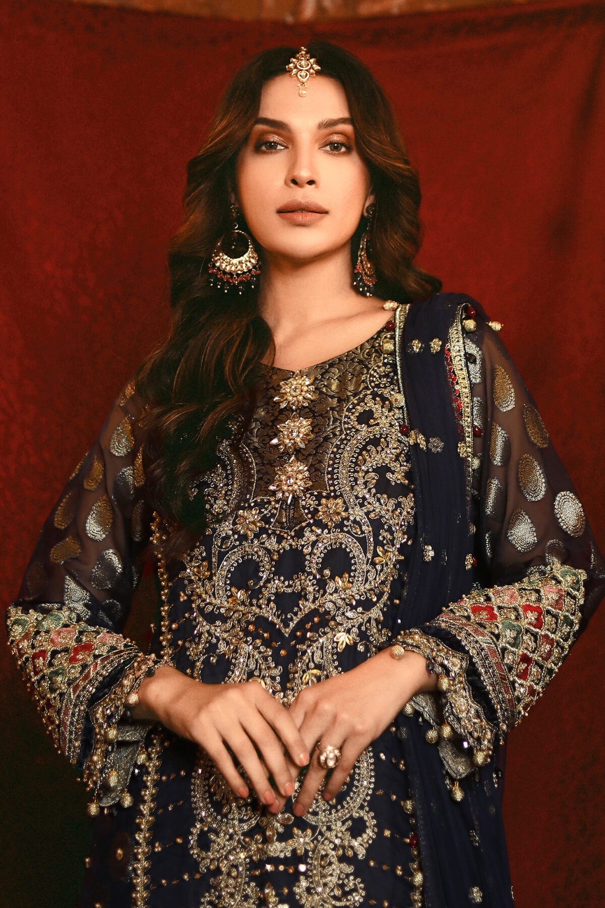 Noor-E-Fajar by Raseesa - Nooraniyat (D-03-Dark Midnight Blue)