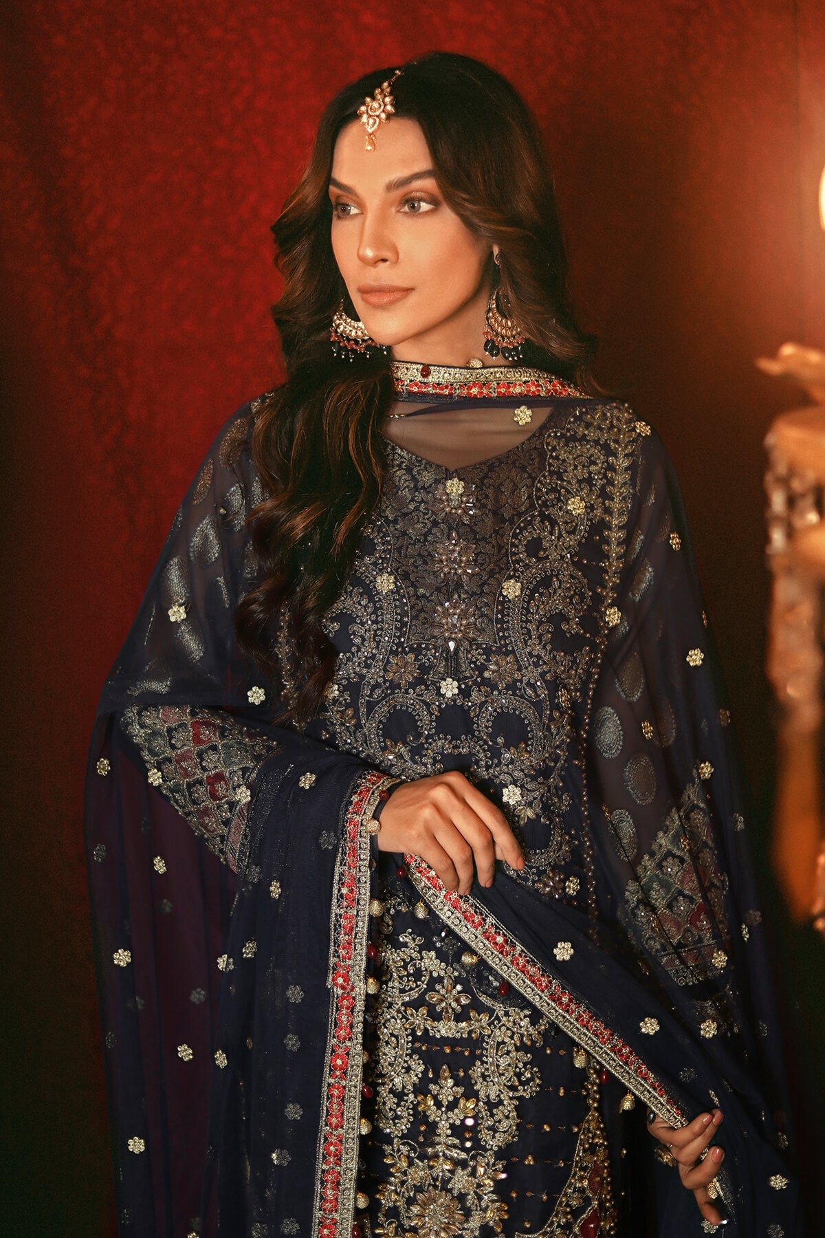 Noor-E-Fajar by Raseesa - Nooraniyat (D-03-Dark Midnight Blue)
