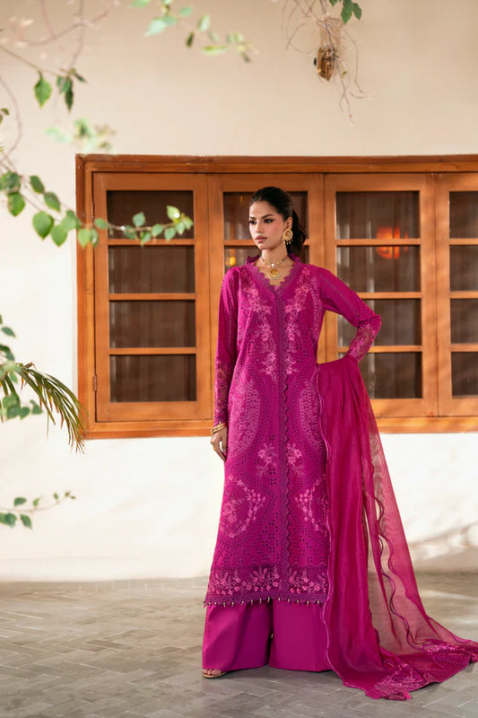 Chickankari By Naqsh (Fuchsia Pink - 00201)