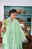 Chickankari By Naqsh (Green Lily - 00200)