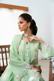 Chickankari By Naqsh (Green Lily - 00200)