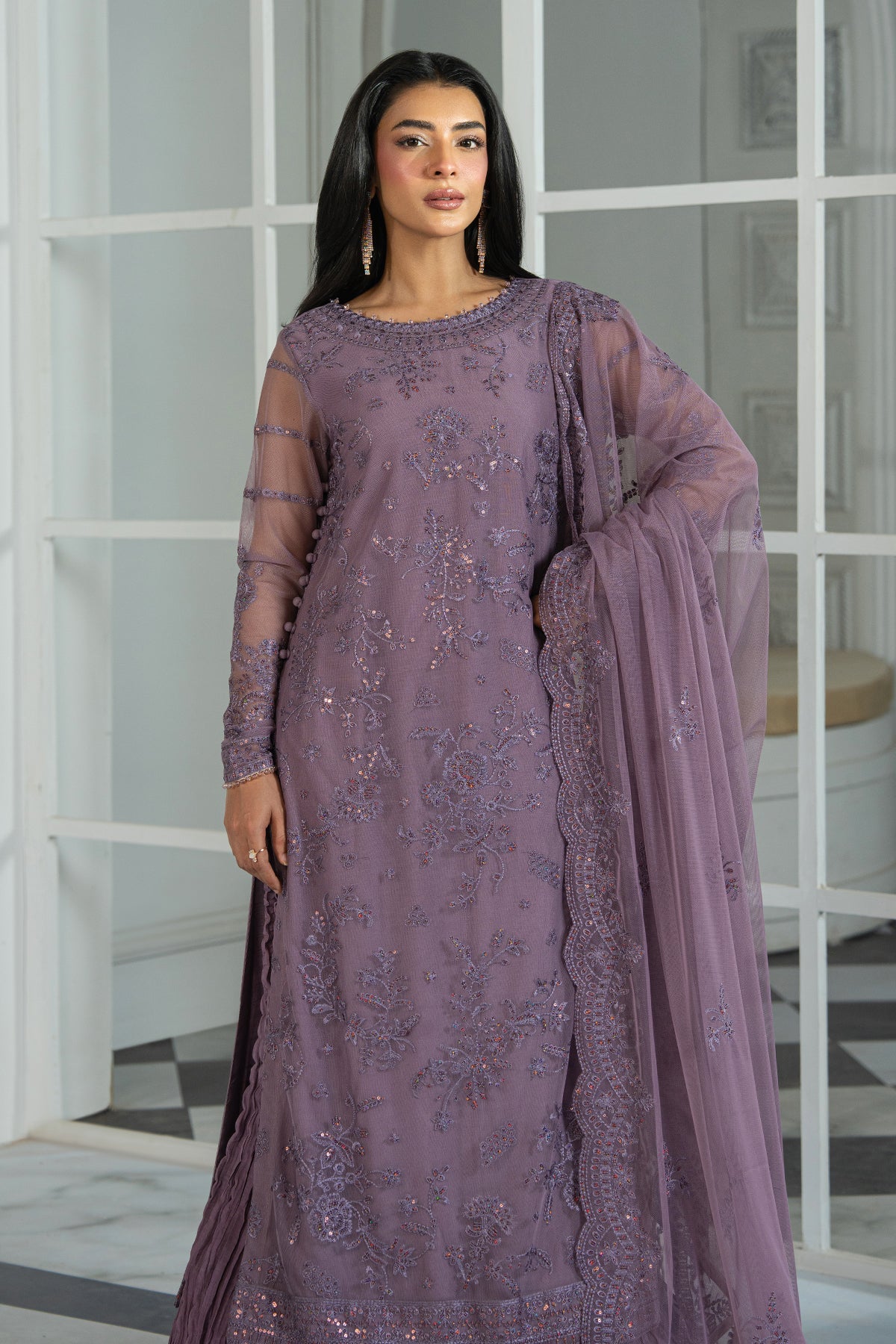 Inara By Zarif Embroidered Collection 25 ZRI-03 NISA
