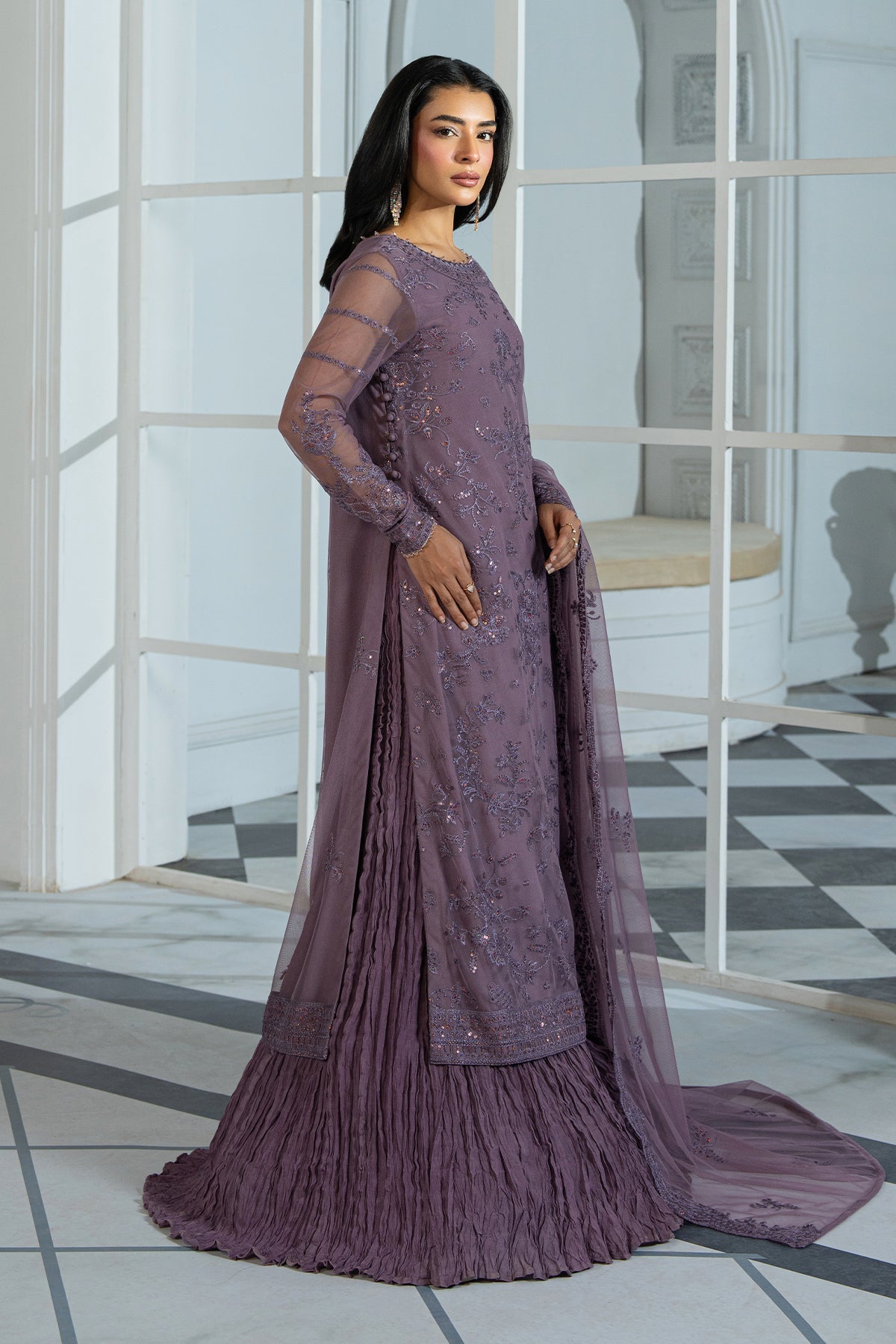 Inara By Zarif Embroidered Collection 25 ZRI-03 NISA
