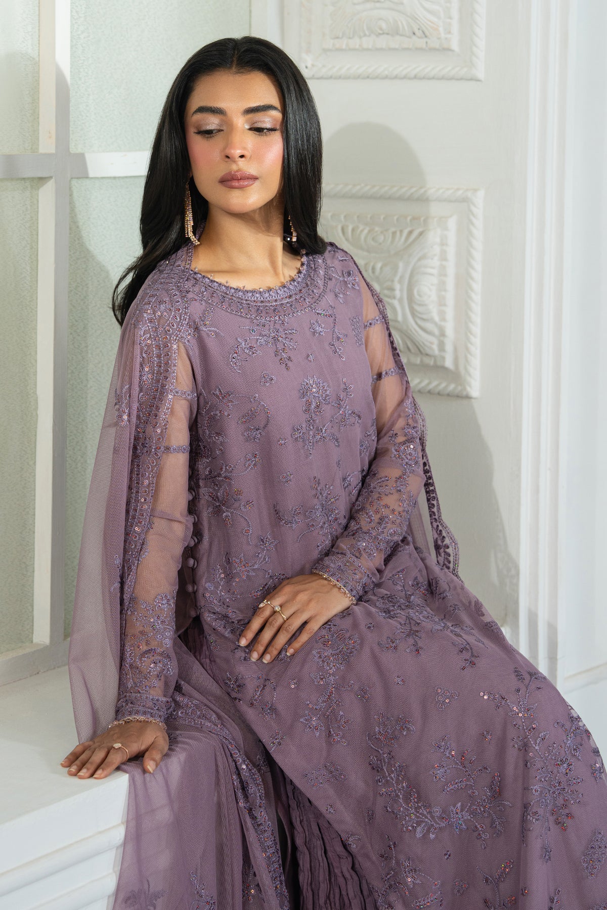 Inara By Zarif Embroidered Collection 25 ZRI-03 NISA