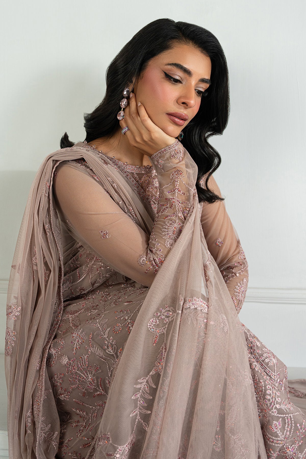 Inara By Zarif Embroidered Collection 25 ZRI-06 HAYDA