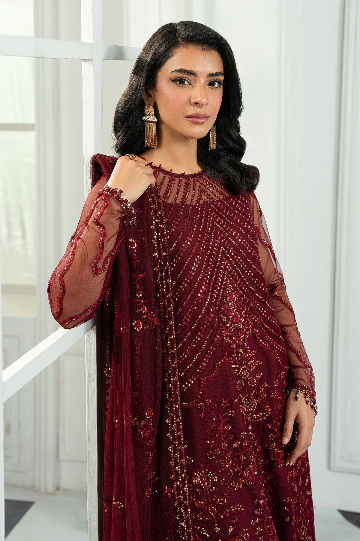 Inara By Zarif Embroidered Collection 25 ZRI-08 EYMEN
