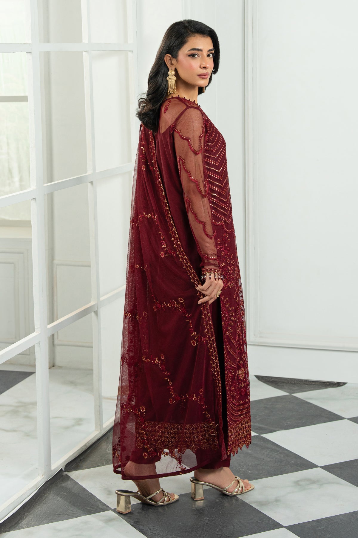 Inara By Zarif Embroidered Collection 25 ZRI-08 EYMEN