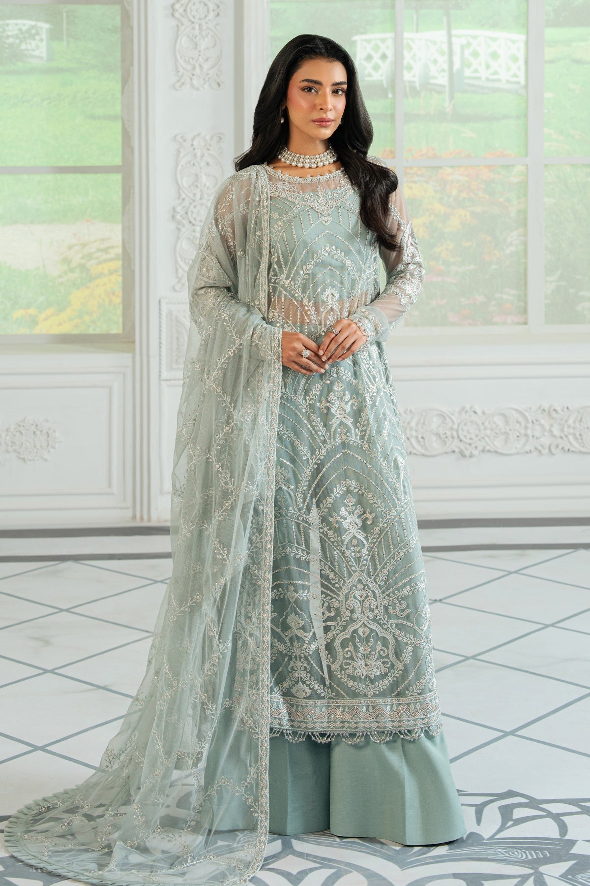 Inara By Zarif Embroidered Collection 25 ZRI-01 RUHYA