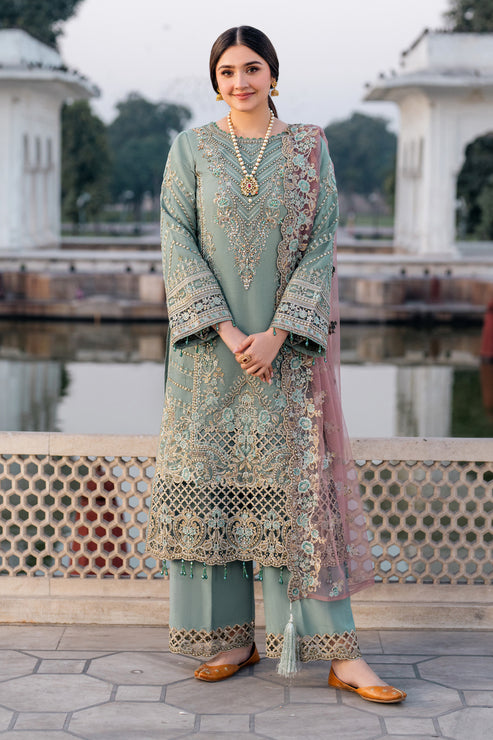 Meeras Luxury Eid Collection By Imrozia (I-221 ZAMURD)