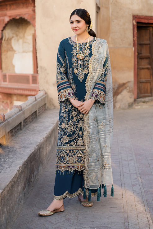 Meeras Luxury Eid Collection By Imrozia (I-223 NEELAM)