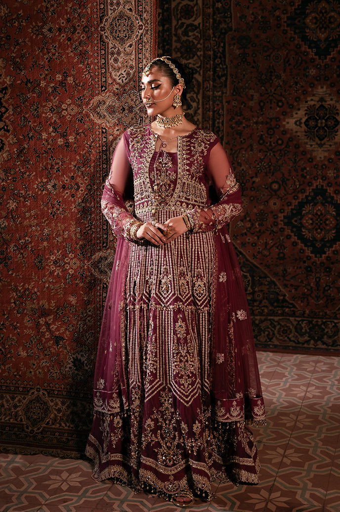 Saanjh Organza Embroidered collection By Razab - Tishnagi (SJH-05)