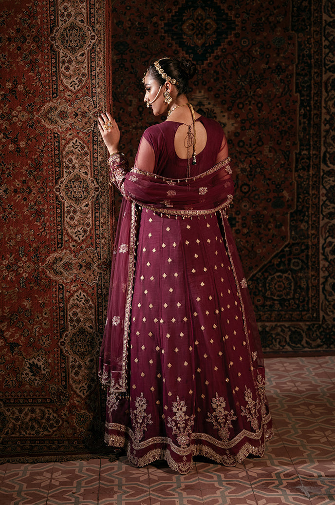 Saanjh Organza Embroidered collection By Razab - Tishnagi (SJH-05)