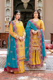 Saanjh Organza Embroidered collection By Razab-Qareena_SJH-04
