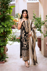 Saanjh Organza Embroidered collection By Razab-Qasr_SJH-03