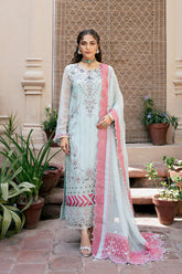 Saanjh Organza Embroidered collection By Razab-UNS_SJH-06