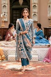 Saanjh Organza Embroidered collection By Razab-Vasl_SJH-02