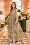 ROYALE TEA AFFAIR CHIFFON UNSTITCHED COLLECTION'26 ( MPC-26-203-Warm Beige )