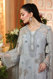 ROYALE TEA AFFAIR CHIFFON UNSTITCHED COLLECTION'26 ( MPC-26-206-Muted Blue )