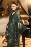 ROYALE TEA AFFAIR CHIFFON UNSTITCHED COLLECTION'26 ( MPC-26-207-Pine Green )