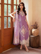 Mehroze Luxury Lawn '25 By Bin ilyas (96 - A)