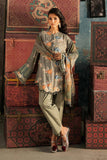 3 Piece Unstitched Embroidered Dobby Linen Suit By M.Prints Vol-31 ( 03-A )