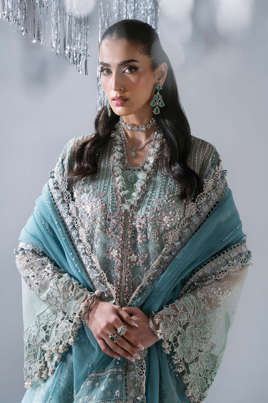 Mbroidered By Maria.b Wedding Formals -BD-3107-Sea Green-Default