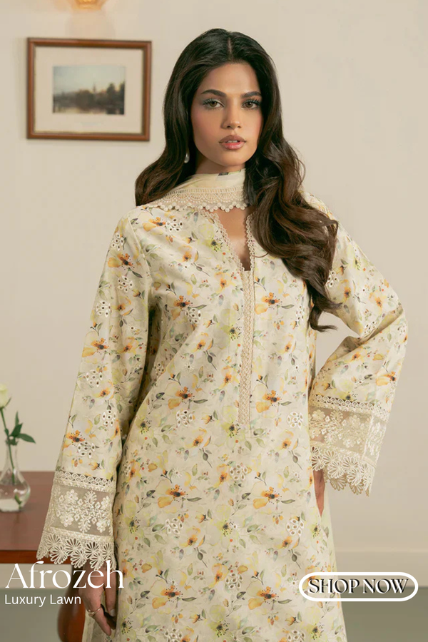 Afrozeh Luxury Lawn