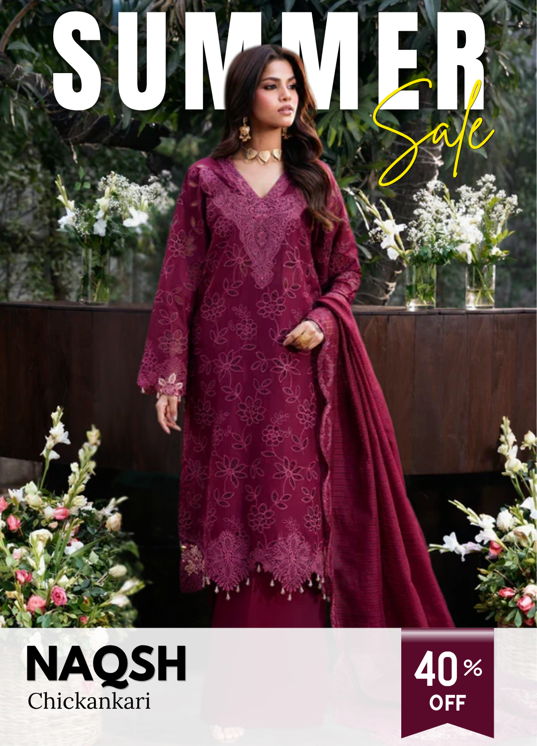 Naqsh Summer – Anarkali Fabrics