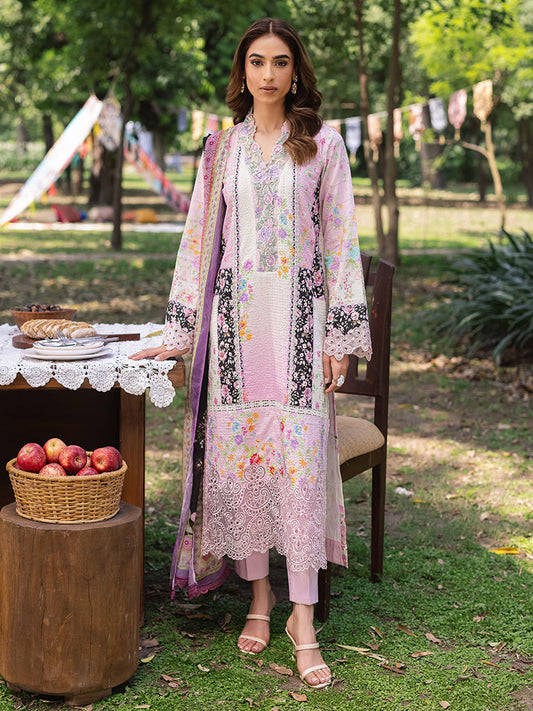 Schiffli Prinkari By Rajbari lawn Collection'25 01