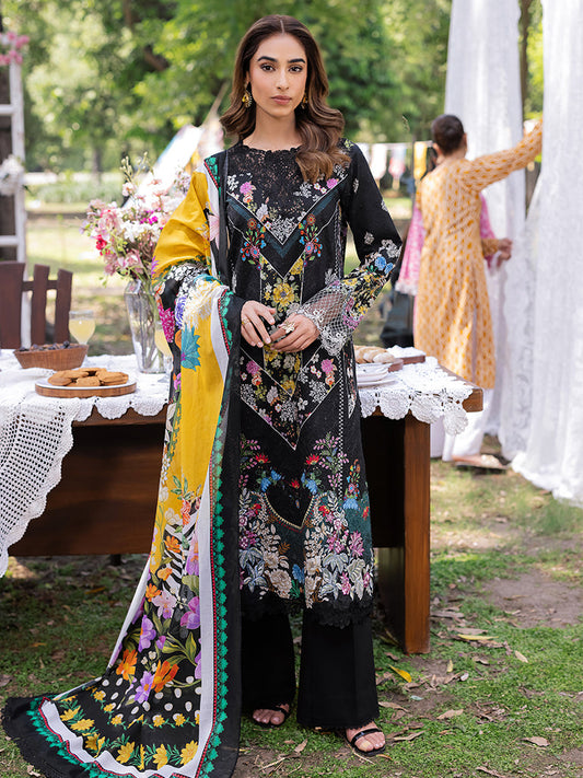 Schiffli Prinkari By Rajbari lawn Collection'25 10